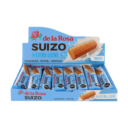 CHOCO SUIZO EXTRA LECHE 20/16PZA