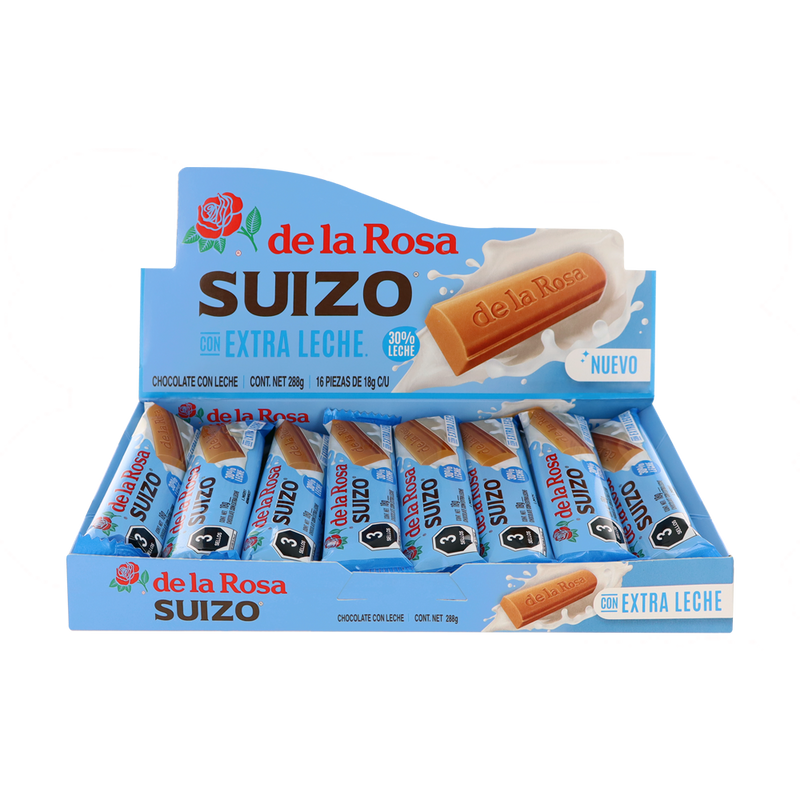 CHOCO SUIZO EXTRA LECHE 20/16PZA
