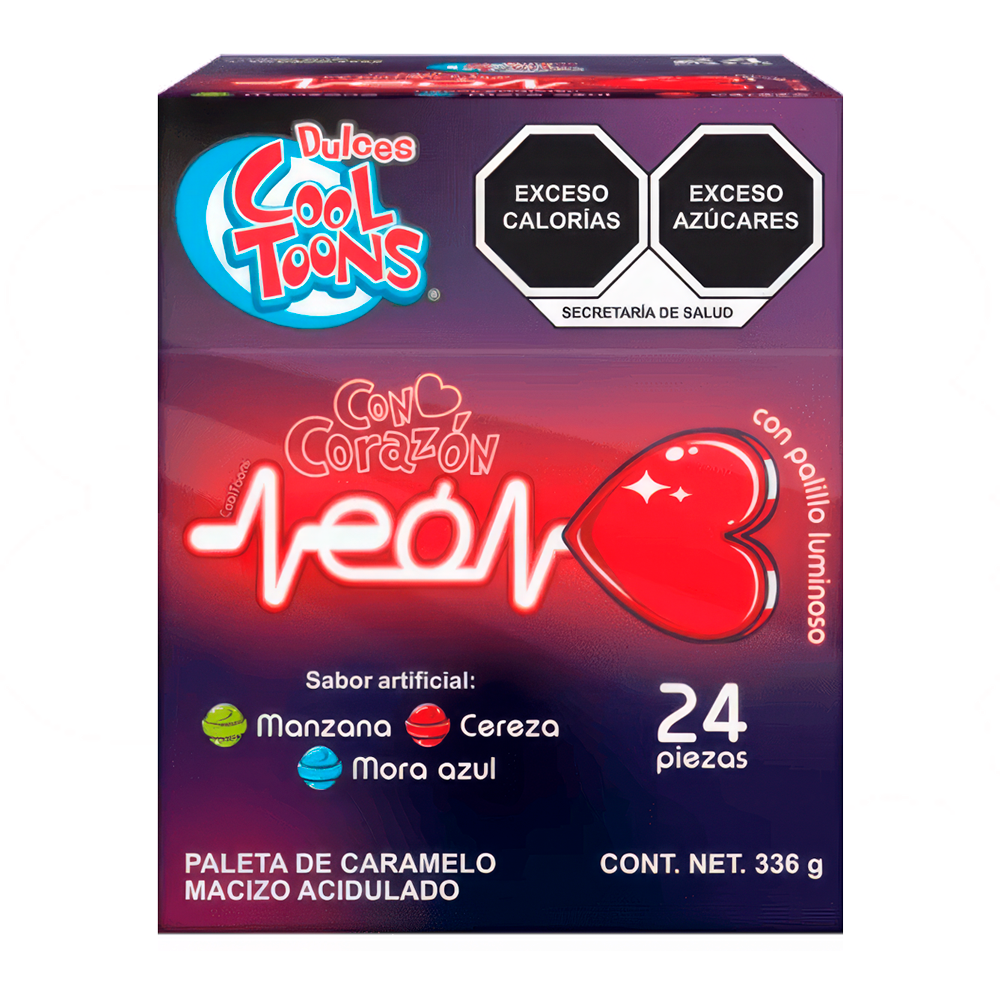 PAL.CORAZON NEON 24/24