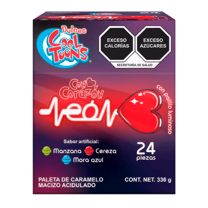 PAL.CORAZON NEON 24/24
