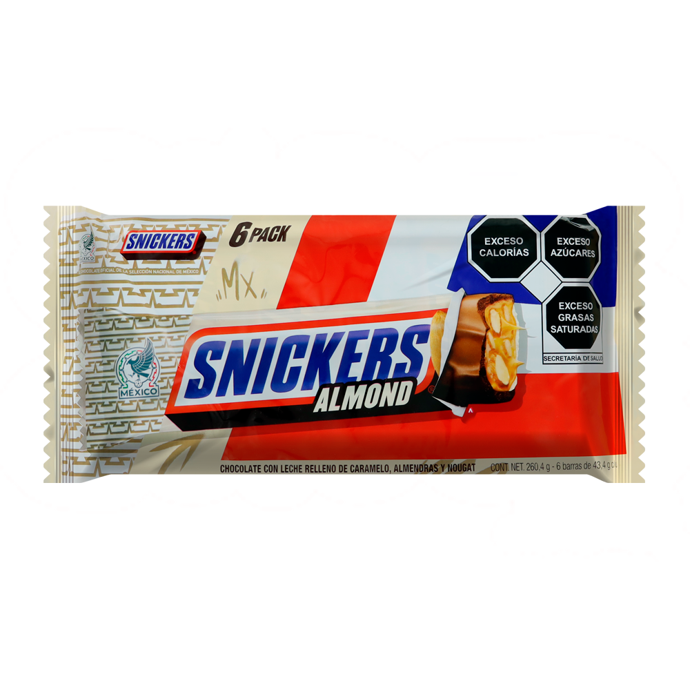 SNICKER ALMOND 43.3G 12/6