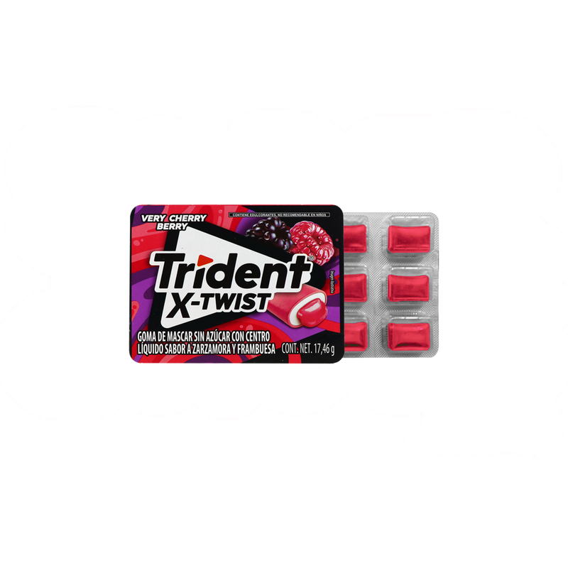 TRIDENT X TWIST REDBERRY 18/8