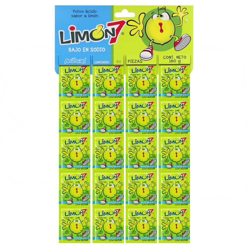 NUEVO LIMON 7 BAJO EN SODIO 30/80PZ