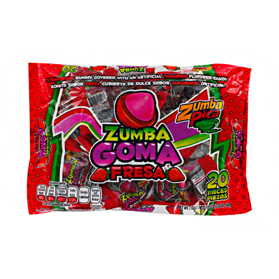 ZUMBA GOMA FRESA 20/20