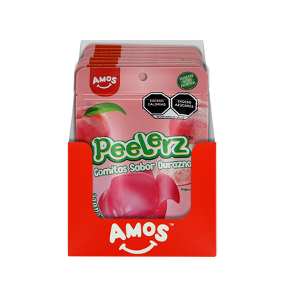 PEELERZ GOMITAS DURAZNO 6/8 PZA