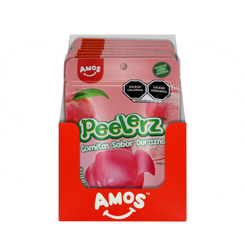 PEELERZ GOMITAS DURAZNO 6/8 PZA