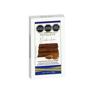 BARRA DE CHOC EST DUB CARAMELO 10/100GR