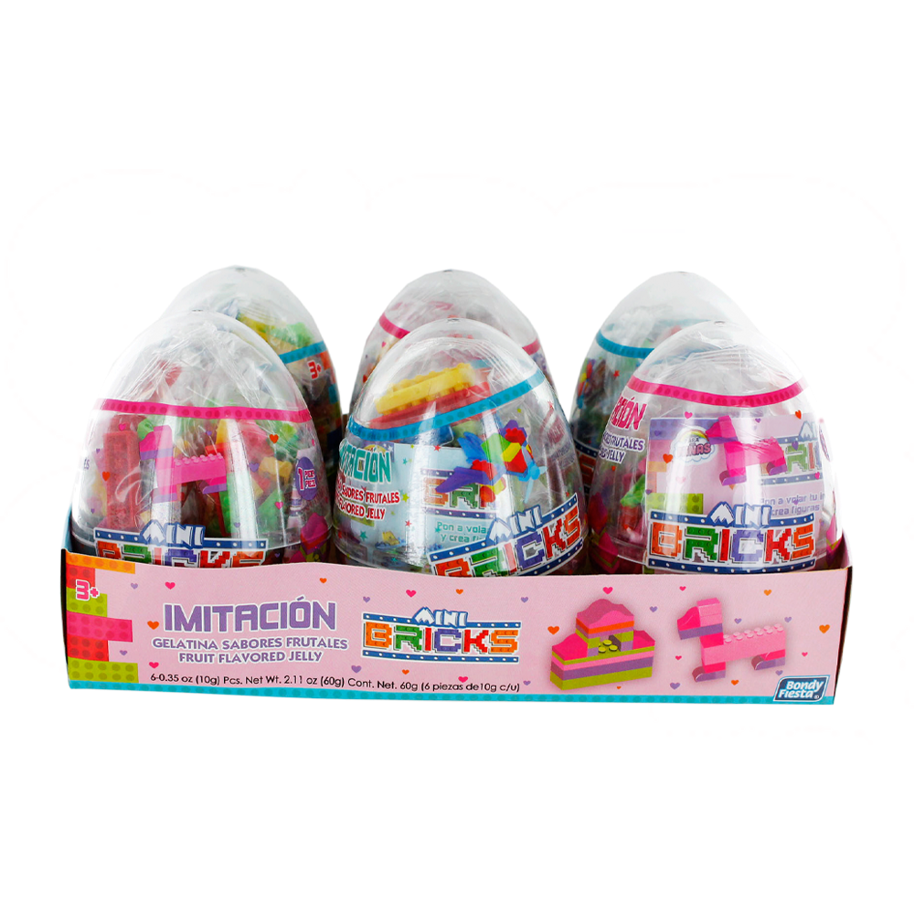 MEGA HUEVO MINI BRICKS 12/6 PZS