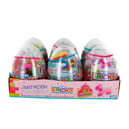 MEGA HUEVO MINI BRICKS 12/6 PZS