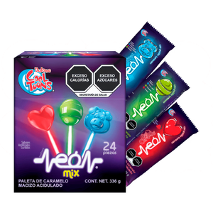 PAL. NEON MIX 24/24PZA