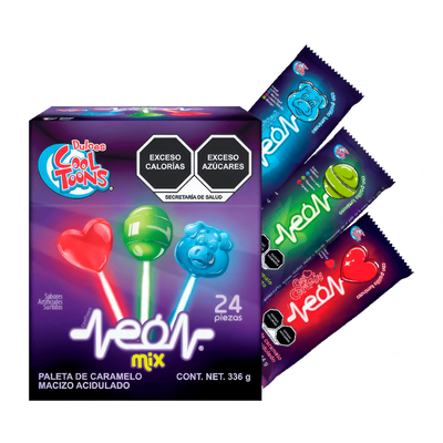 PAL. NEON MIX 24/24PZA