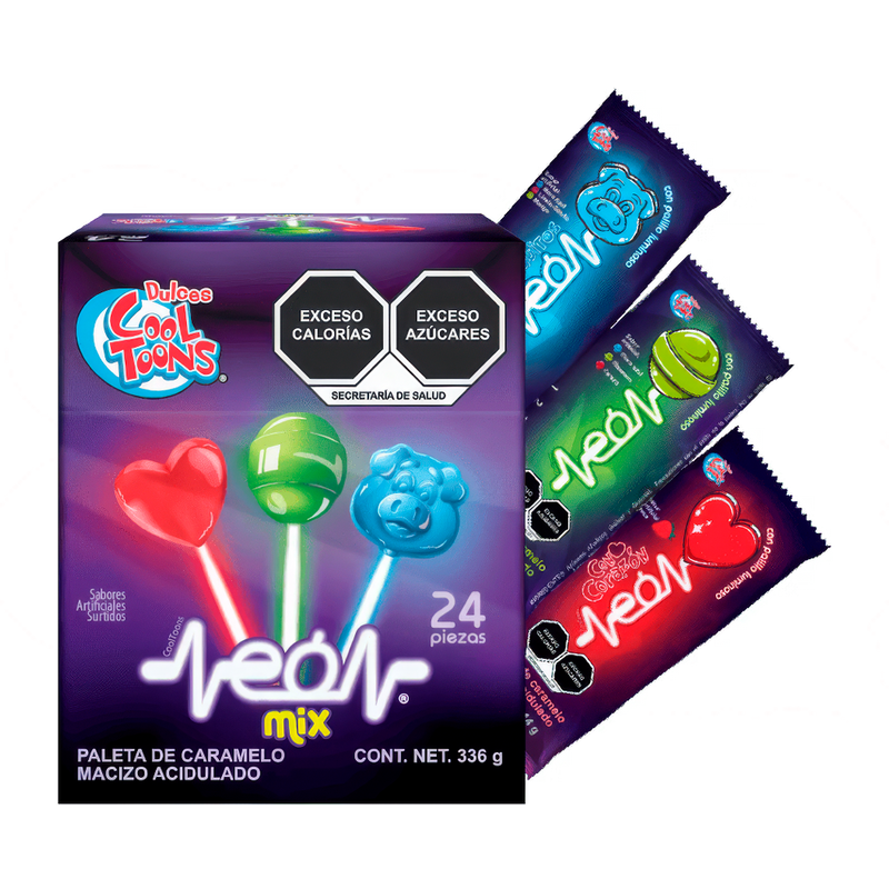 PAL. NEON MIX 24/24PZA