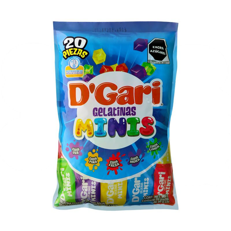 GARI MINIS GELATINAS 8/20 PZA