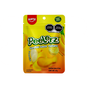 PEELERZ GOMITAS PLATANO 6/8 PZA