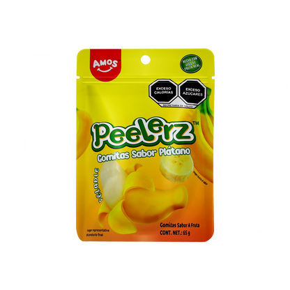 PEELERZ GOMITAS PLATANO 6/8 PZA