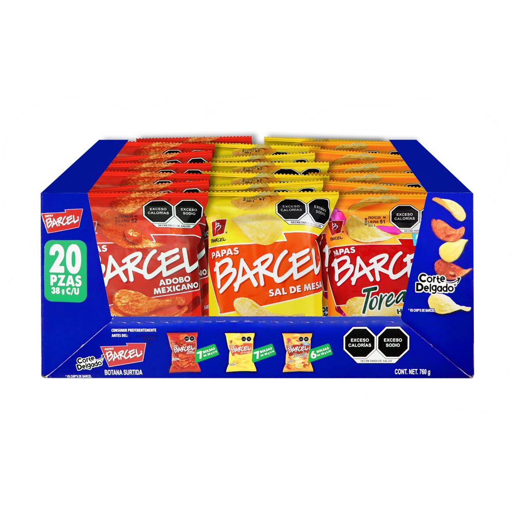 BARCEL PAPAS 20PZS