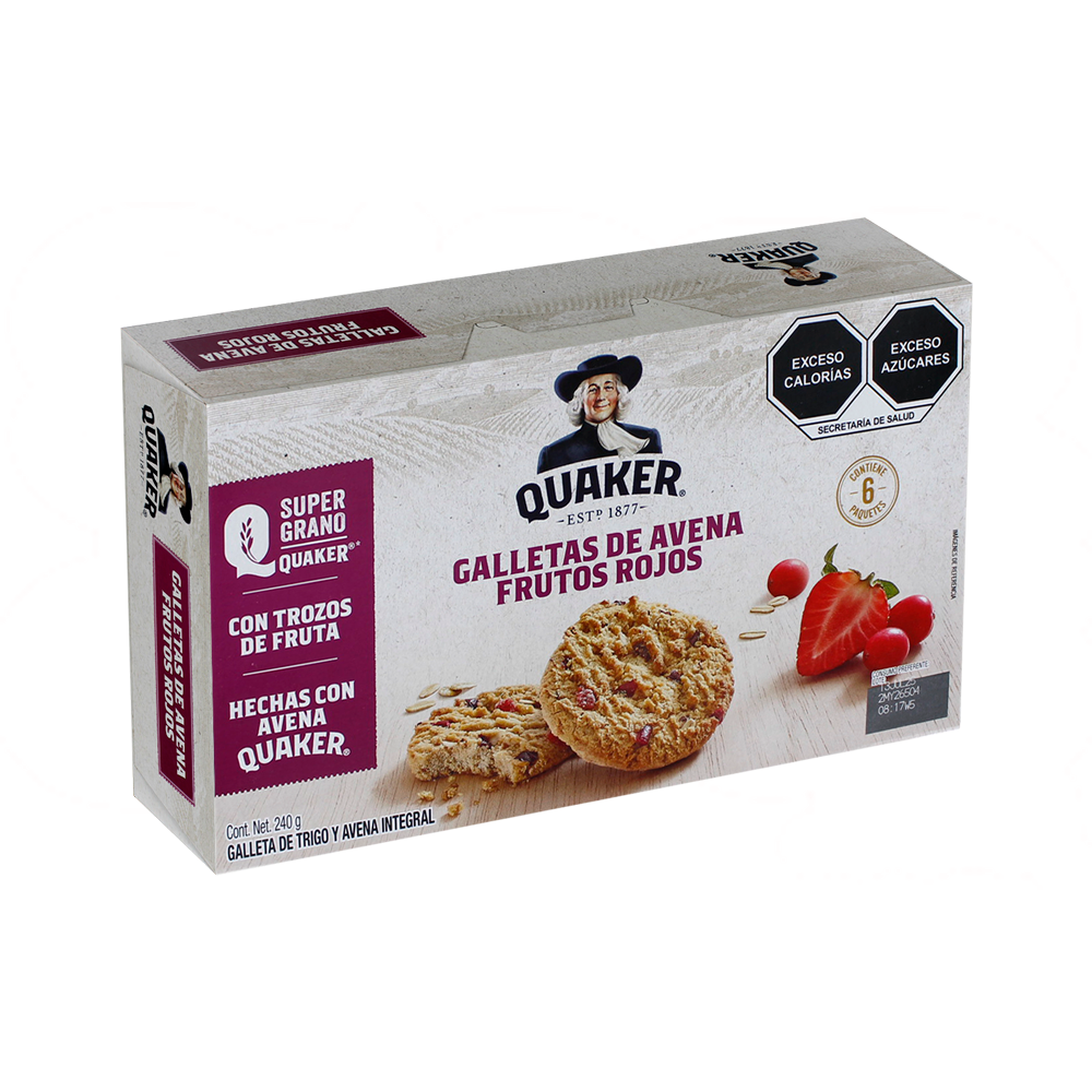 QUAKER FRUTOS ROJOS 12/240G