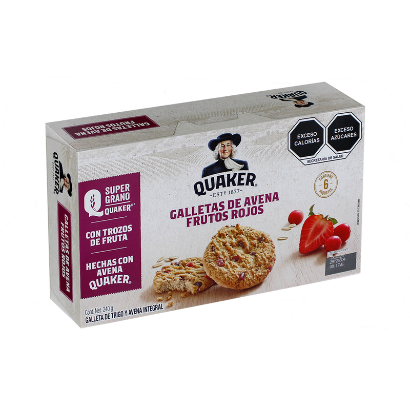 QUAKER FRUTOS ROJOS 12/240G