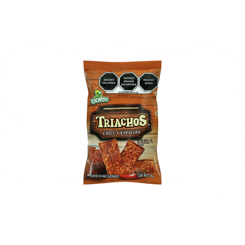 TRIACHOS 38G CHILE Y ESPECIAS C/50