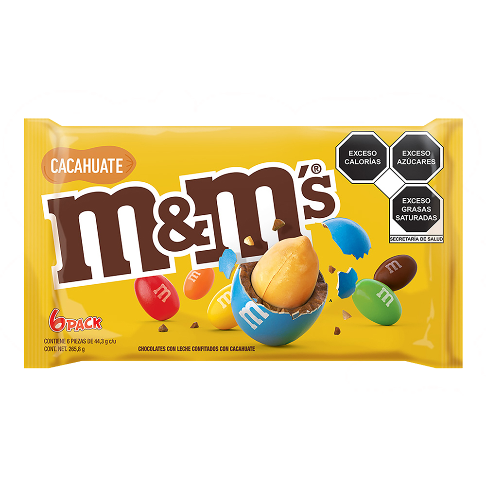 M&M CACAHUATE 32/6