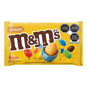 M&M CACAHUATE 32/6