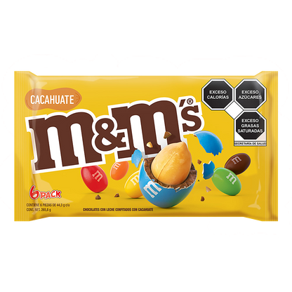 M&M CACAHUATE 32/6