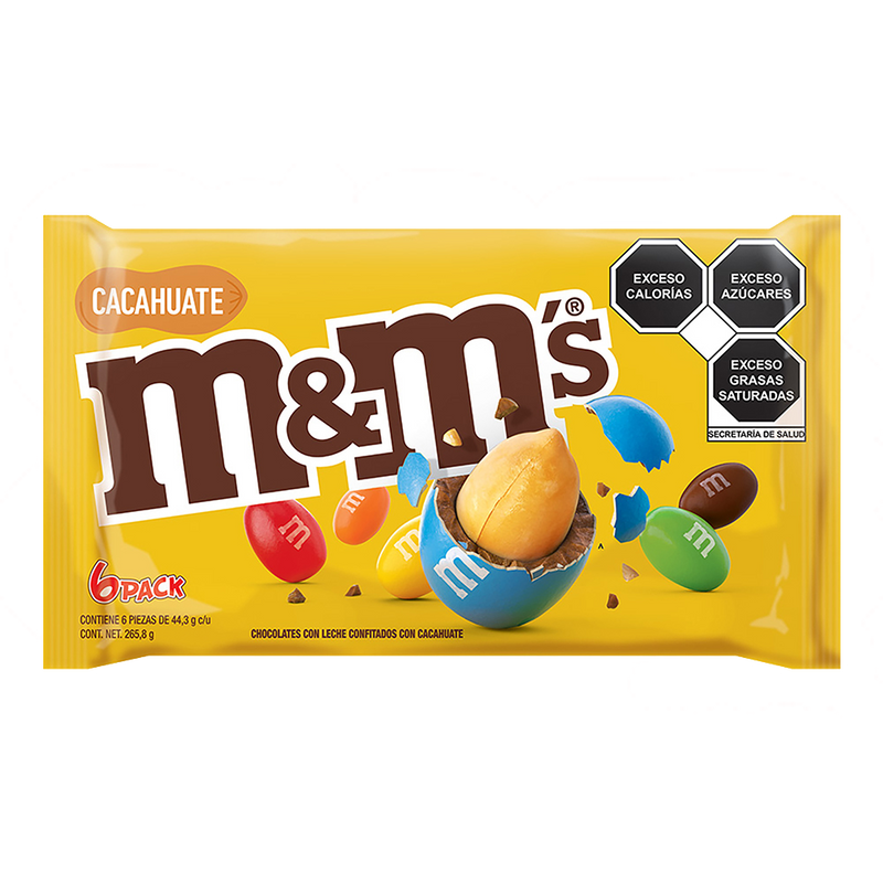 M&M CACAHUATE 32/6