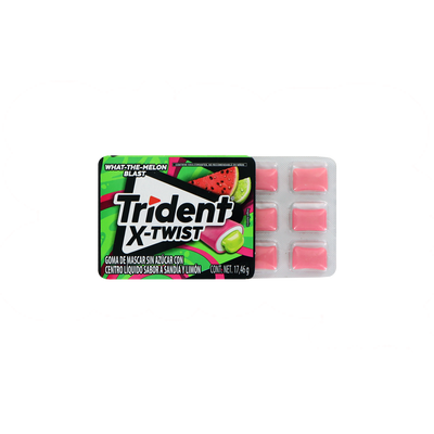 TRIDENT X TWIST SANDIA LIMON 18/8