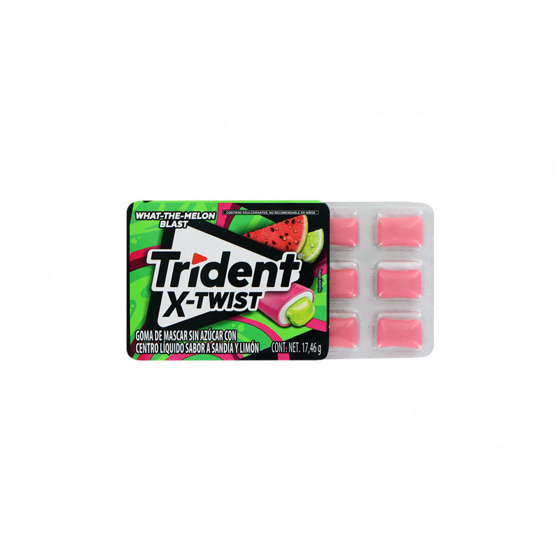TRIDENT X TWIST SANDIA LIMON 18/8