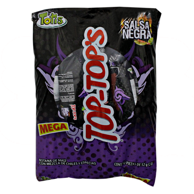 TOP TOPS 52G SALSA NEGRA 8/10