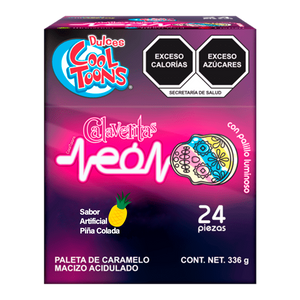 CALAVERA NEON 24/24PZA