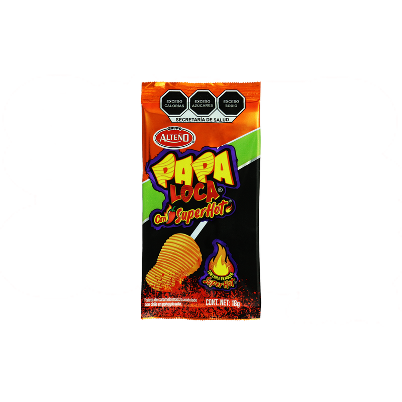 PAPA LOCCA CON SUPER HOT 18/20PZA