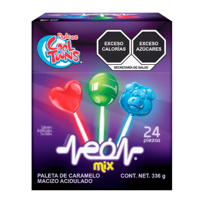 PAL. NEON MIX 24/24PZA