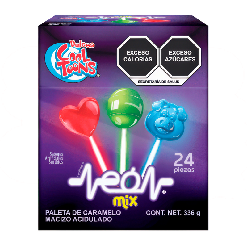 PAL. NEON MIX 24/24PZA