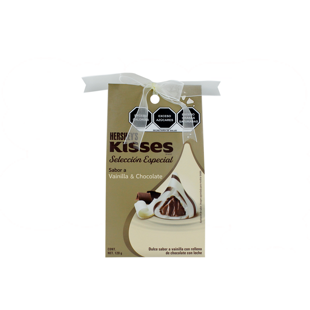 KISSES VAINILLA CHOCOLATE 6/120G