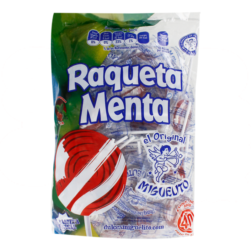 PALETA RAQUETA MENTA 20/40