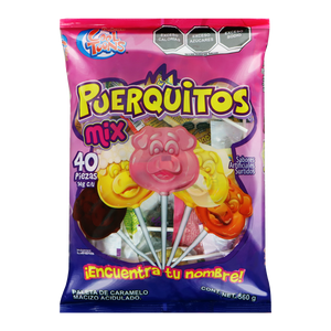 MIX PUERQUITOS 12/40 PZA