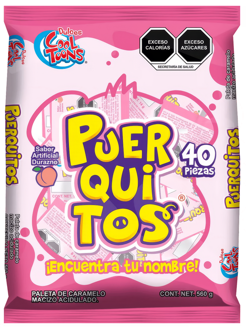 PUERQUITOS COOL TOONS 24/40PZA