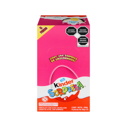 KINDER NIÑA LEI/UNICORNIO  T-8 12/8pzs