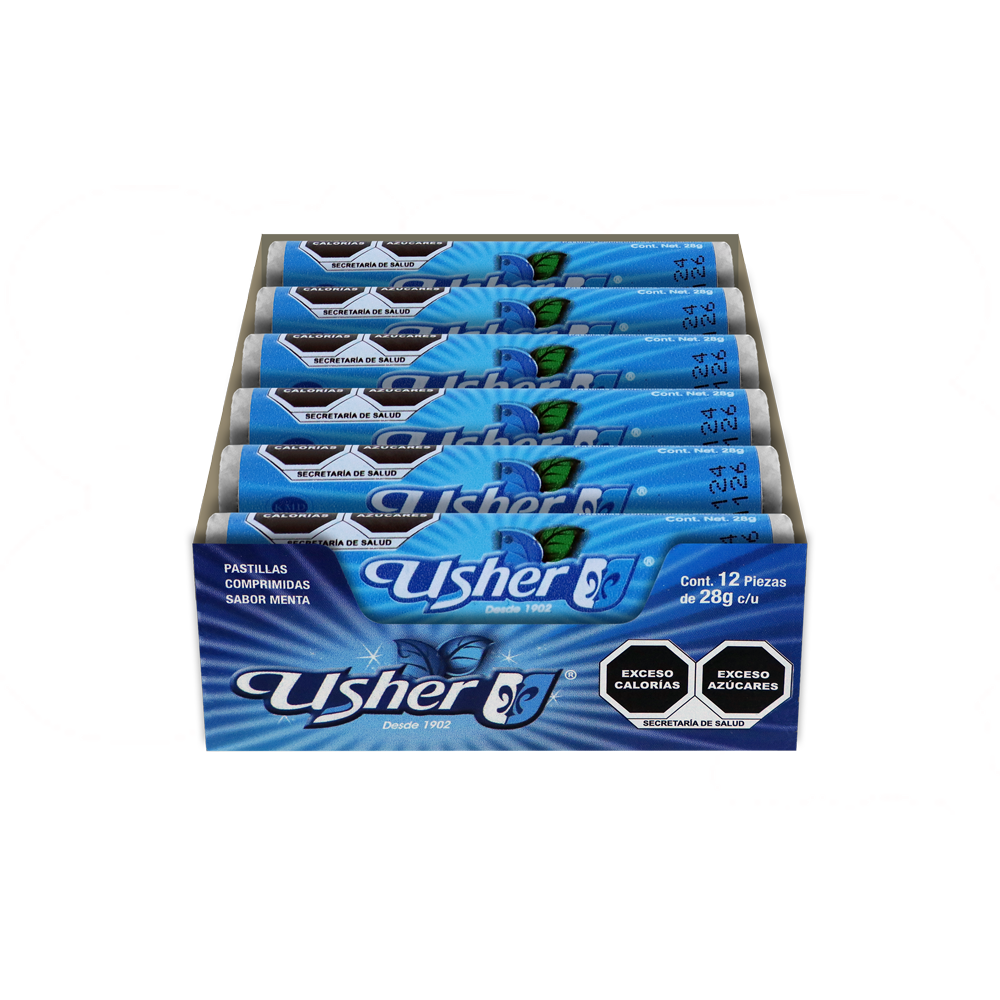 USHER TUBO MENTA 24/12