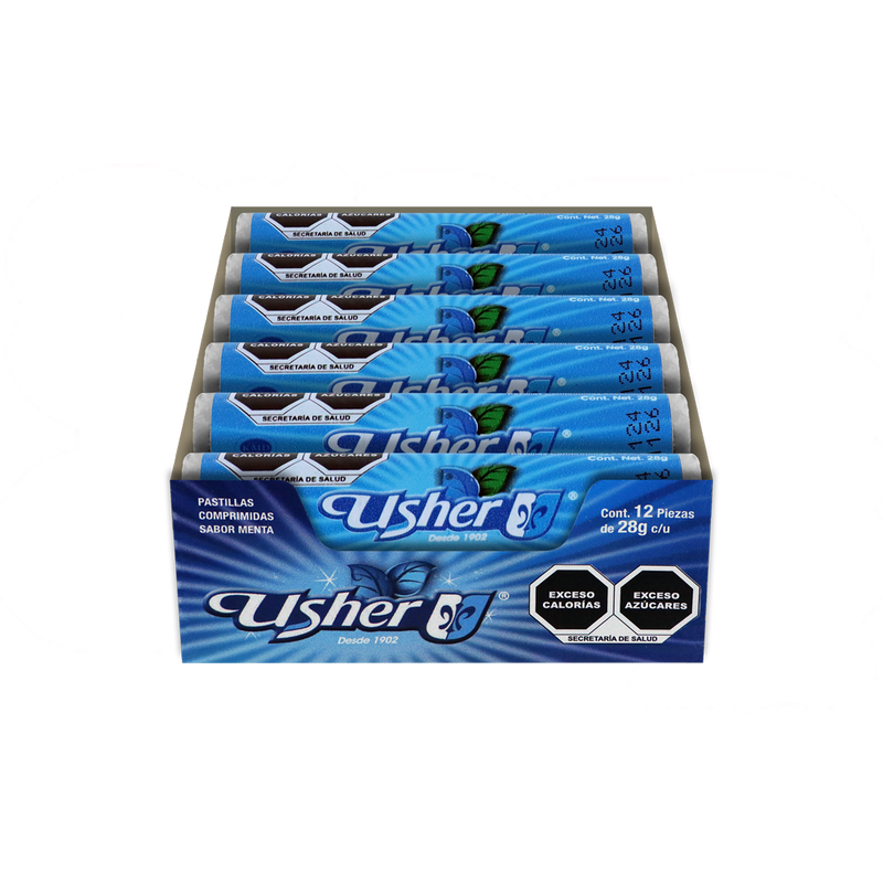 USHER TUBO MENTA 24/12