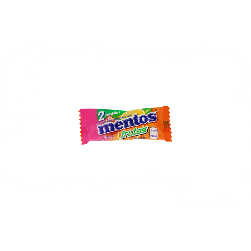 MENTOS BIPIEZA FRUTAS 10/40