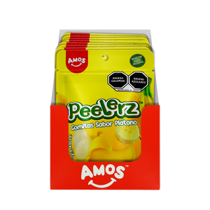 PEELERZ GOMITAS PLATANO 6/8 PZA