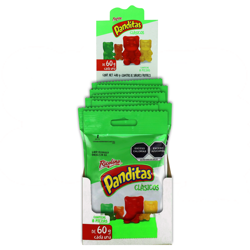 PANDITAS CLASICO 14/8/60GRS