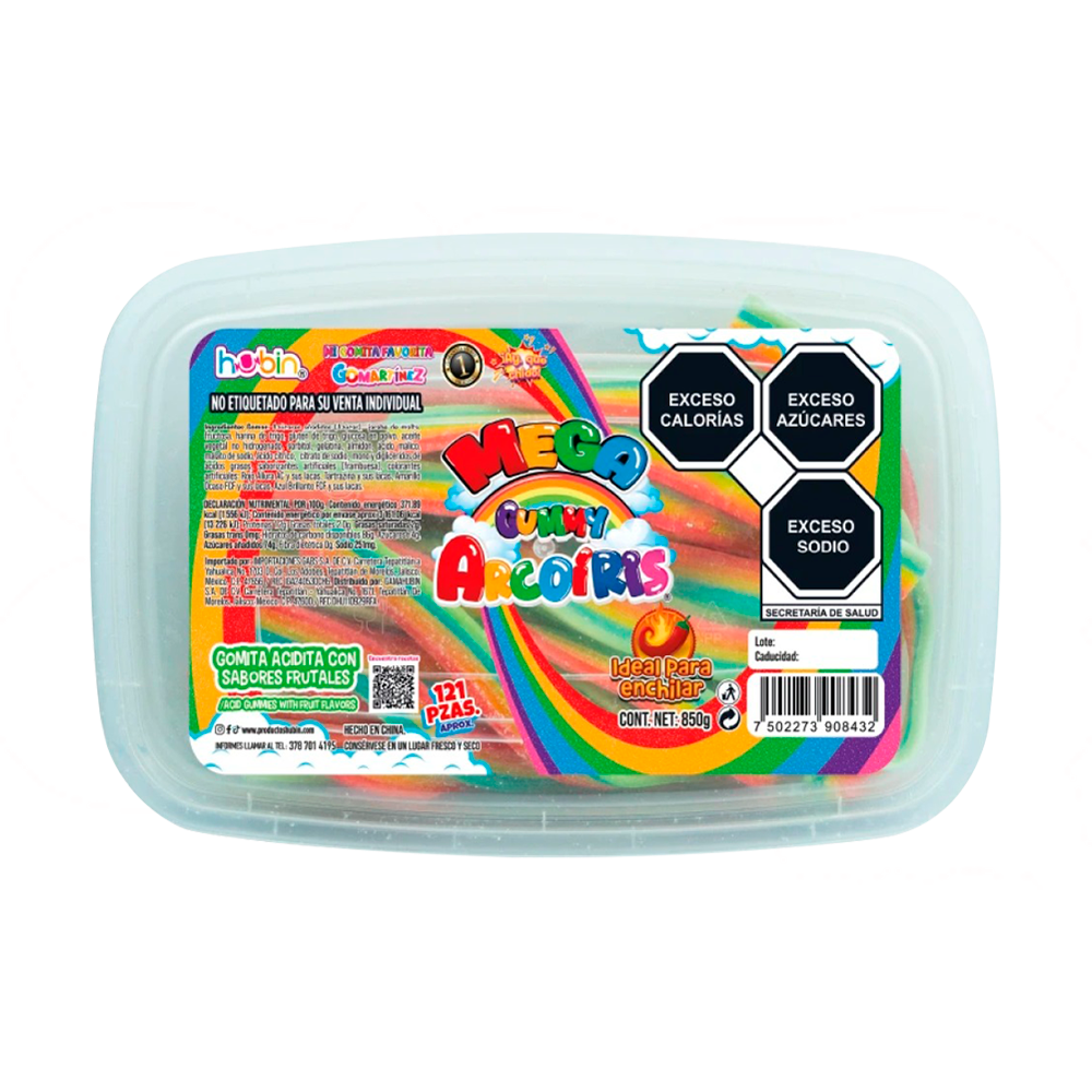MEGA GUMMY ARCOIRIS 12/850GRS