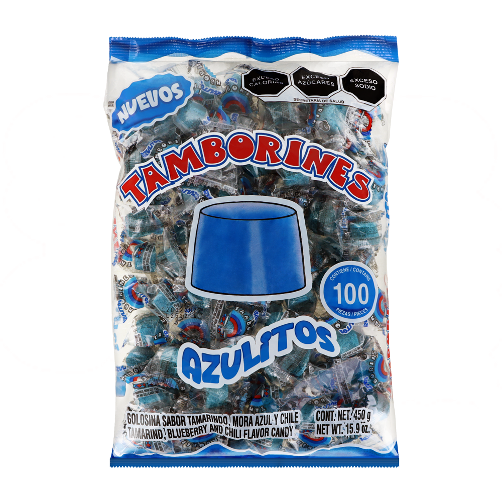 TAMBORIN AZULITOS 20/100