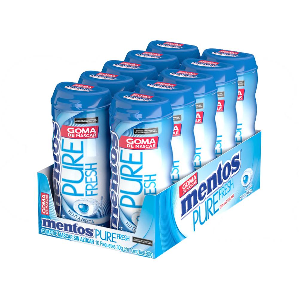 MENTOS GUM MENTA  6/10