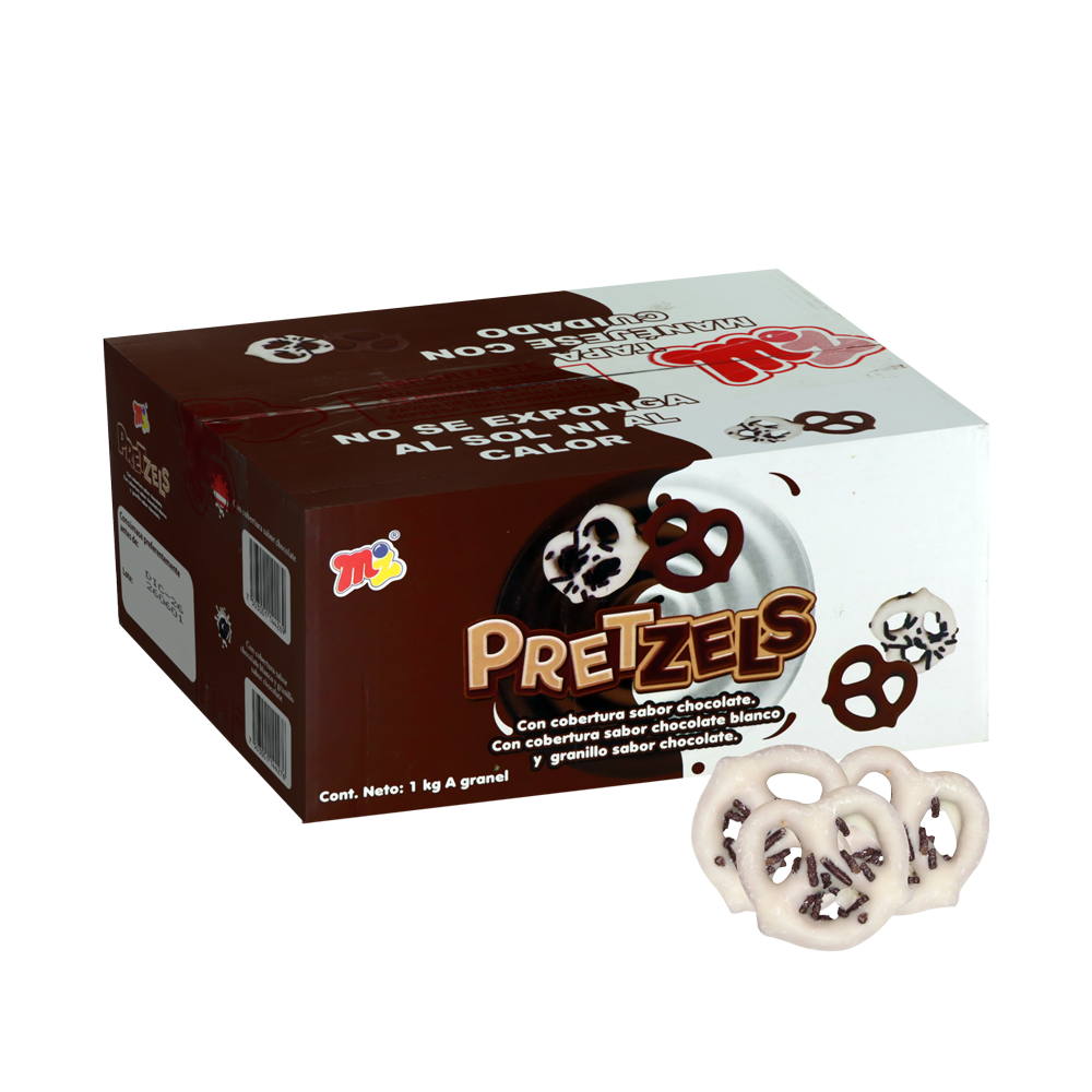 MZA PRETZEL CHOCO BLANCO 1K