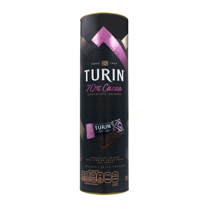 TUBO TURIN 70% CACAO 6/175 GRS