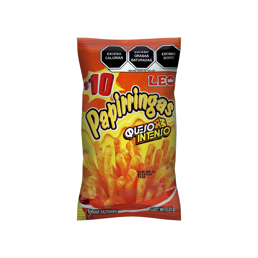 B PAPIRRINGAS QUESO 27G C/34